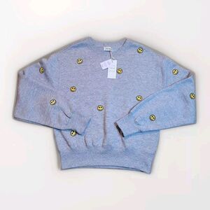 NWT Reflex Life Is Out There Pullover Sweatshirt Size Medium Smiley Casual Cozy